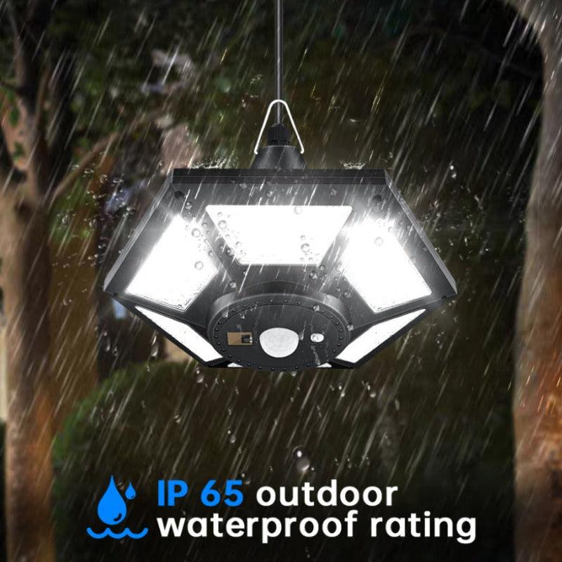 Solar Powered Ceiling Light – Motion Sensor with Remote Control-Solar Wind LED Chime