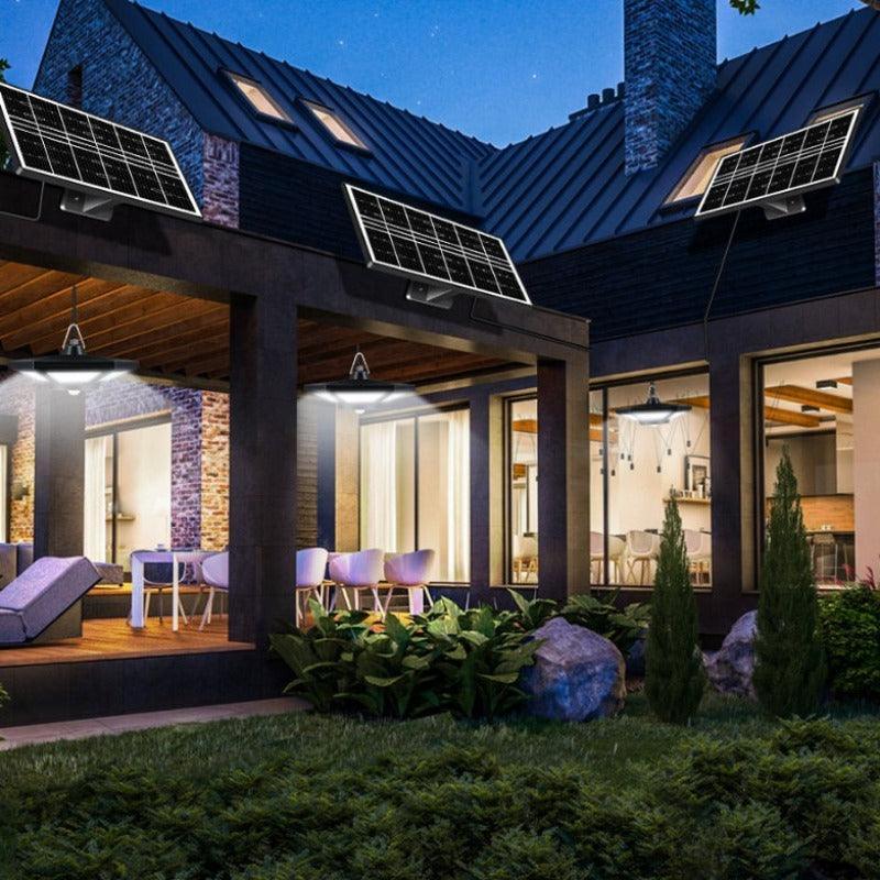 Solar Powered Ceiling Light – Motion Sensor with Remote Control-Solar Wind LED Chime