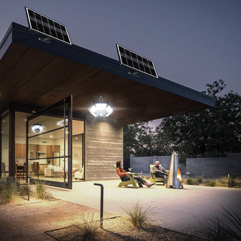Solar Powered Ceiling Light – Motion Sensor with Remote Control-Solar Wind LED Chime