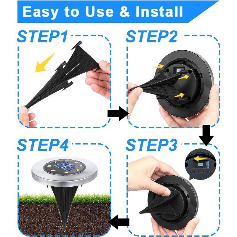 Solar Waterproof Garden Lights – Outdoor LED Pathway Lighting-Solar Wind LED Chime