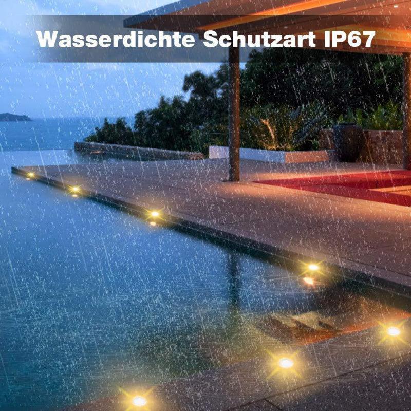 Stainless Steel Landscape Light - Waterproof LED Deck Lights-Solar Wind LED Chime