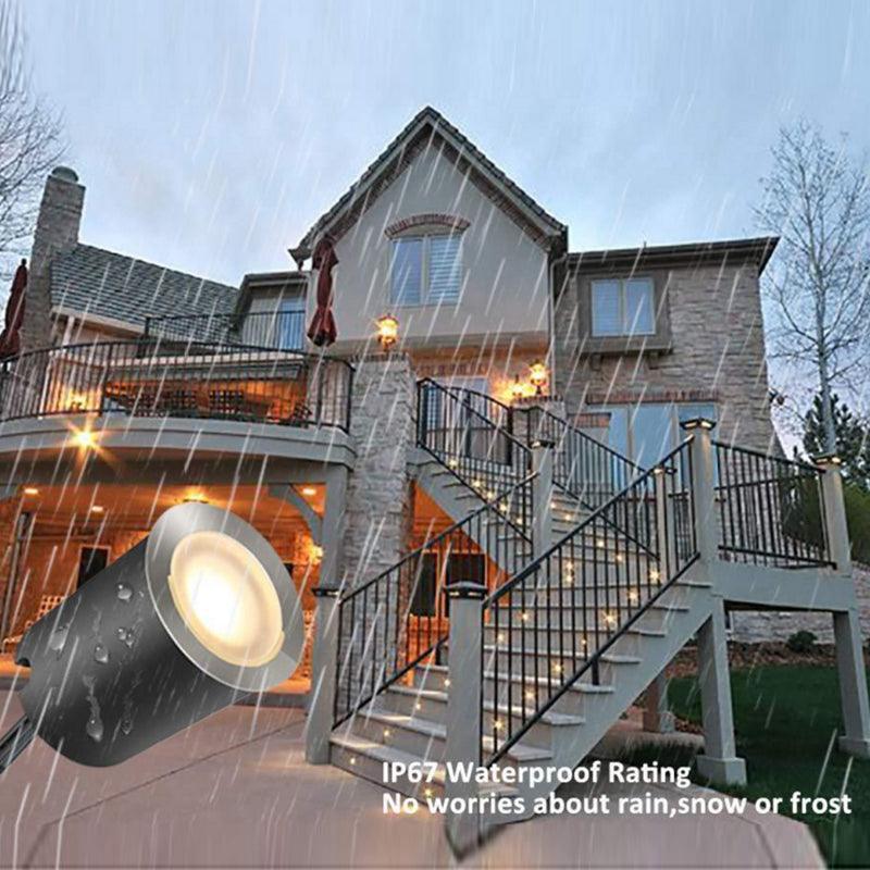 Stainless Steel Landscape Light - Waterproof LED Deck Lights-Solar Wind LED Chime