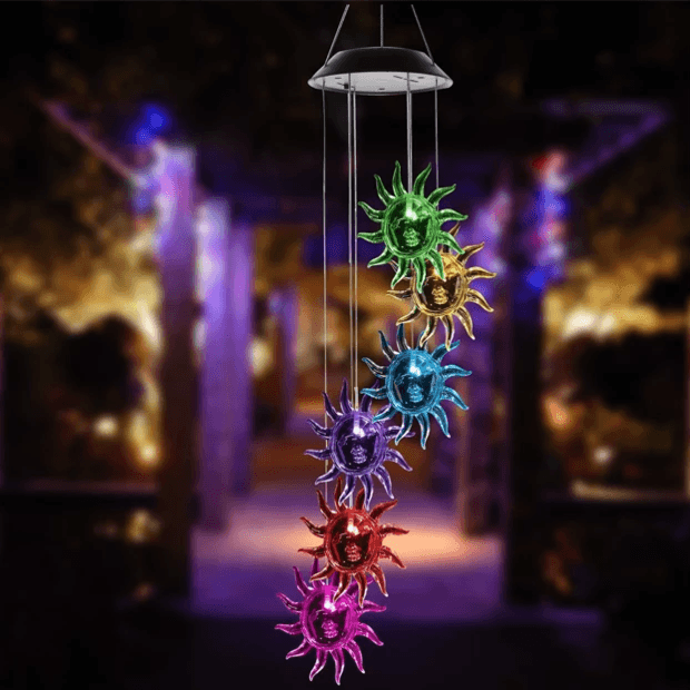 Waterproof Outdoor LED Lights – Stylish & Durable Lighting-Solar Wind LED Chime