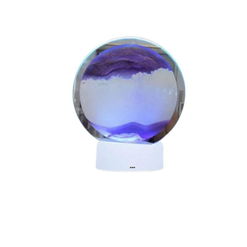 Creative 3D Quicksand Lamp – Modern LED Table Light-Solar Wind LED Chime