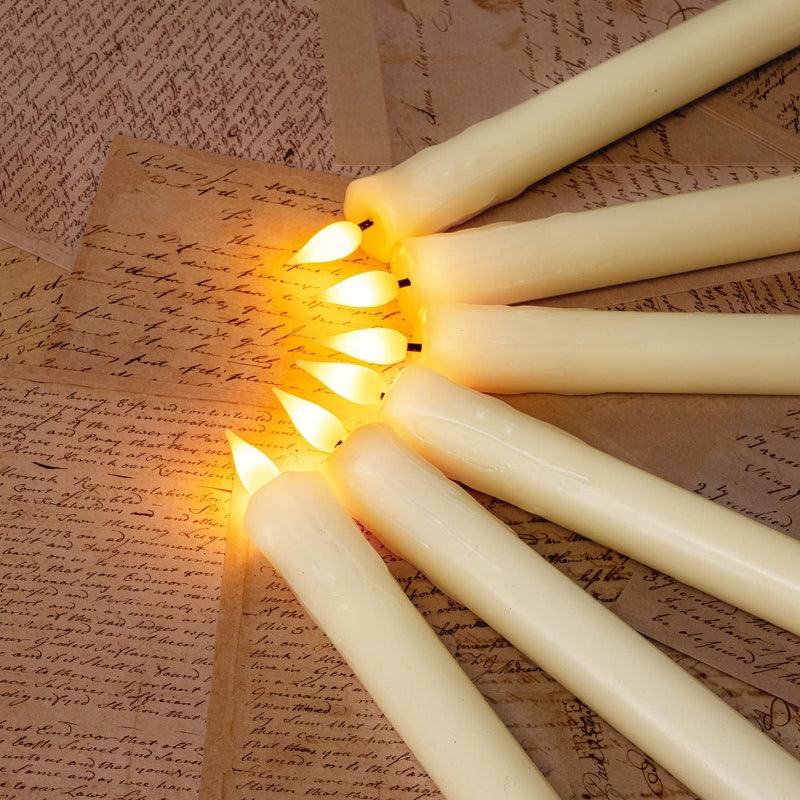 Taper Candles Remote Timer - LED Battery Operated Candles-Solar Wind LED Chime