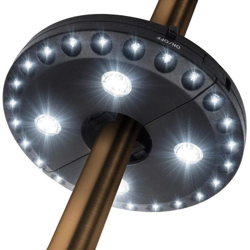 3 Modes LED Umbrella Light - Brightness With Technology-Solar Wind LED Chime