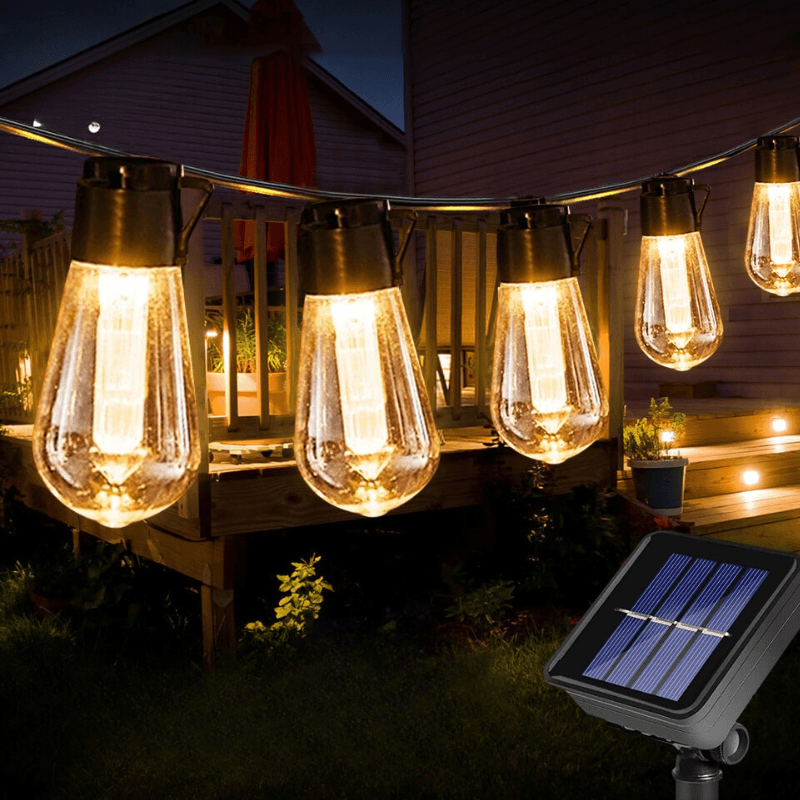 LED Solar String Lights – Waterproof Decorative Outdoor Lighting-Solar Wind LED Chime