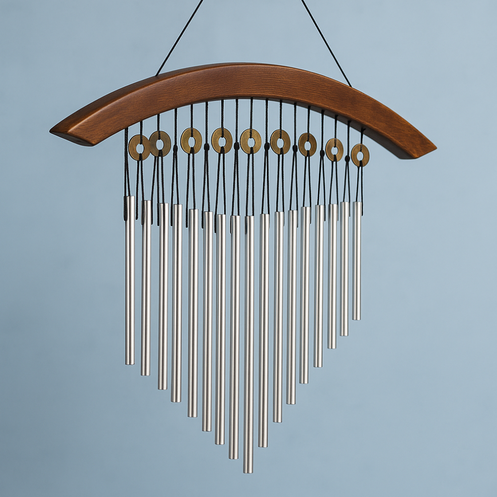 Melodic Zen Wind Chimes-Solar Wind LED Chime
