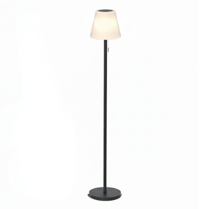 Solar Outdoor Floor Lamp With Cordless Rechargeable Design And Light Sensor