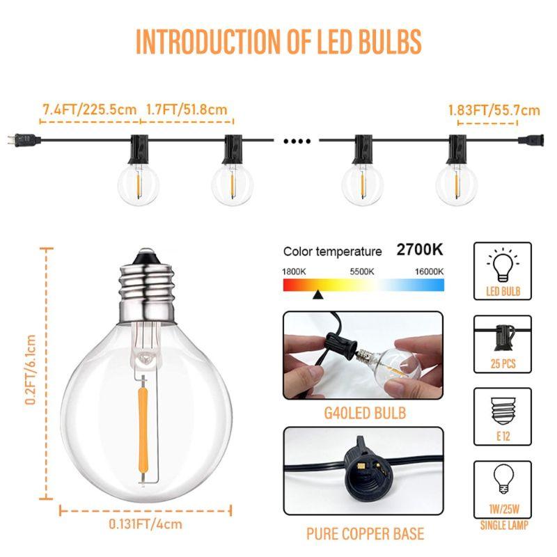 String Waterproof Lights -Decorative LED Outdoor Garden Lighting-Solar Wind LED Chime