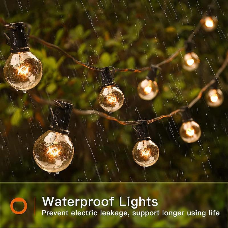 Waterproof String Lights – Durable Globe Outdoor Lights-Solar Wind LED Chime