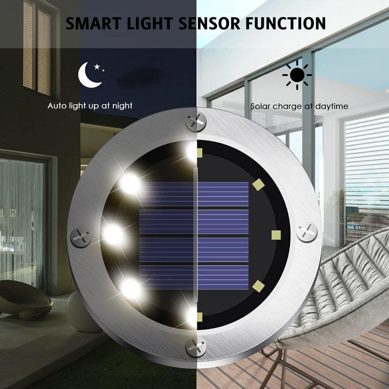 Solar Ground Lights - Waterproof and Eco-Friendly Garden Lighting-Solar Wind LED Chime