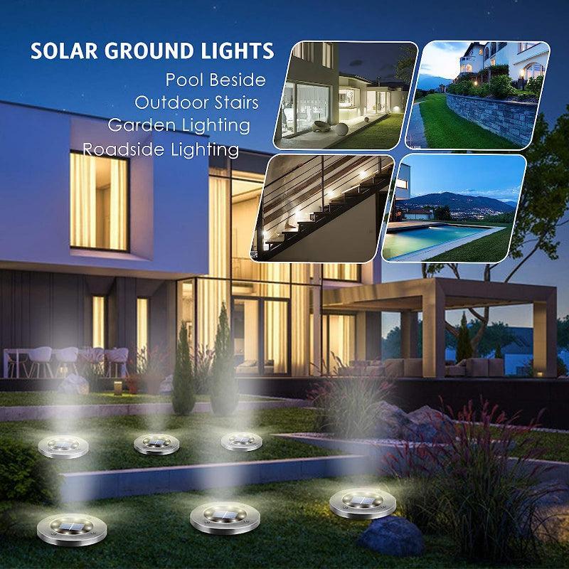 Solar Ground Lights - Waterproof and Eco-Friendly Garden Lighting-Solar Wind LED Chime