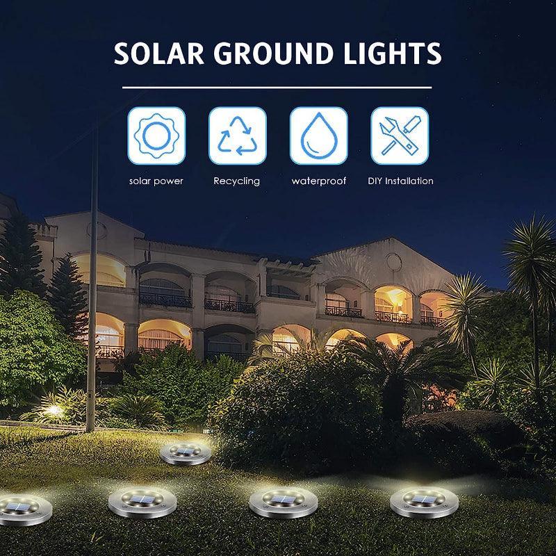 Solar Ground Lights - Waterproof and Eco-Friendly Garden Lighting-Solar Wind LED Chime