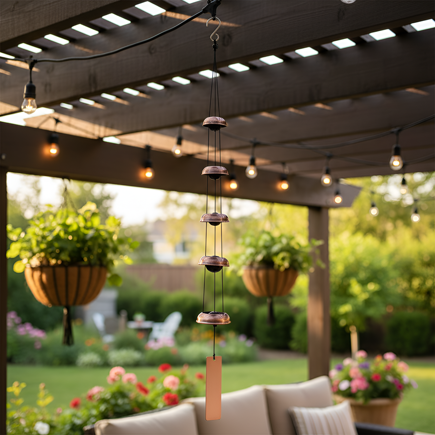 Pagoda Style Wind Chimes For Outdoor Decor