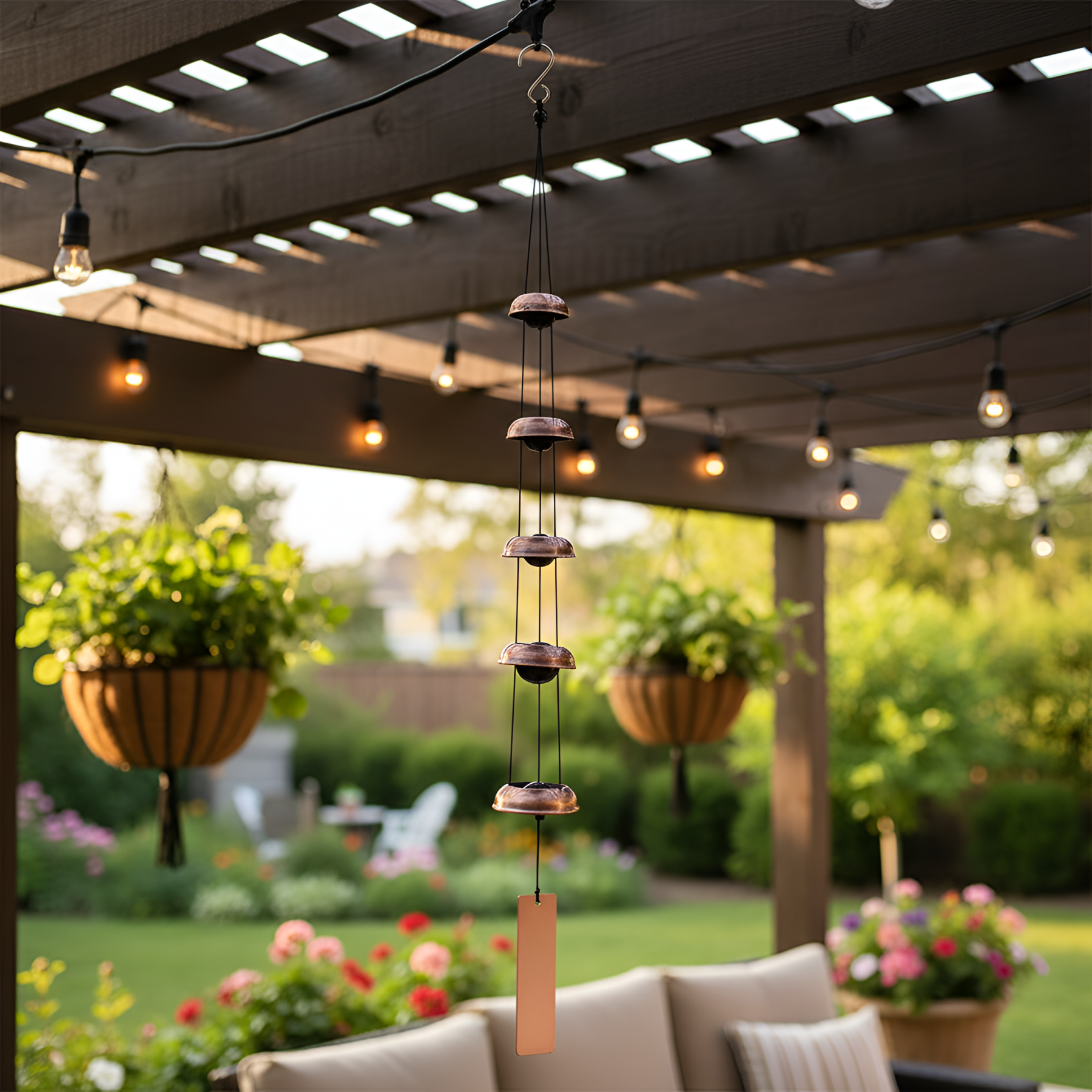 Pagoda Style Wind Chimes For Outdoor Decor