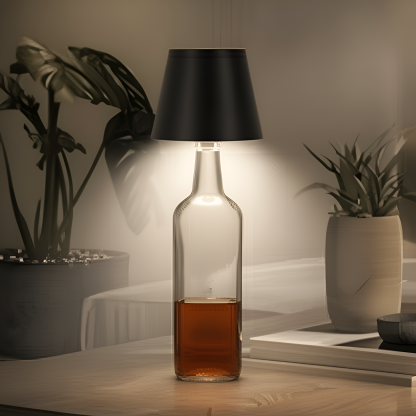 Pack Of 2 Rechargeable Bottle Lamp With Three Settings