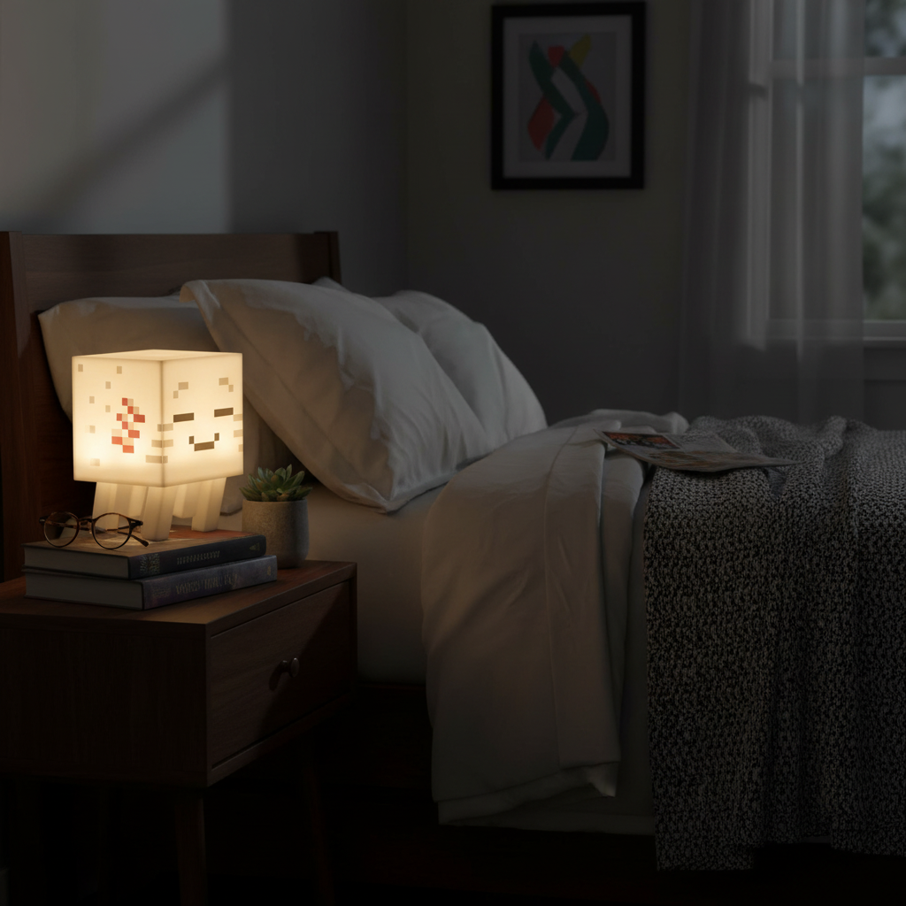 3D Handmade Cube Style Pixel LED Night Light Lamp