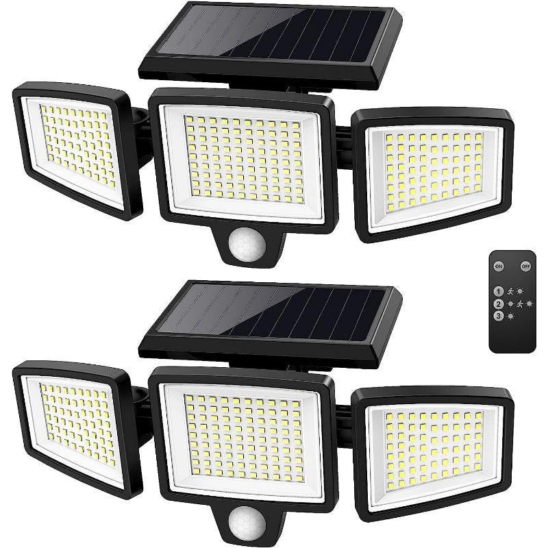 Angle Flood Wall Lights - Durable Waterproof LED Lighting-Solar Wind LED Chime