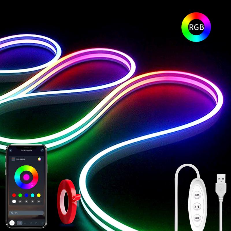 Music Sync Control RGB LED Neon Rope Lights