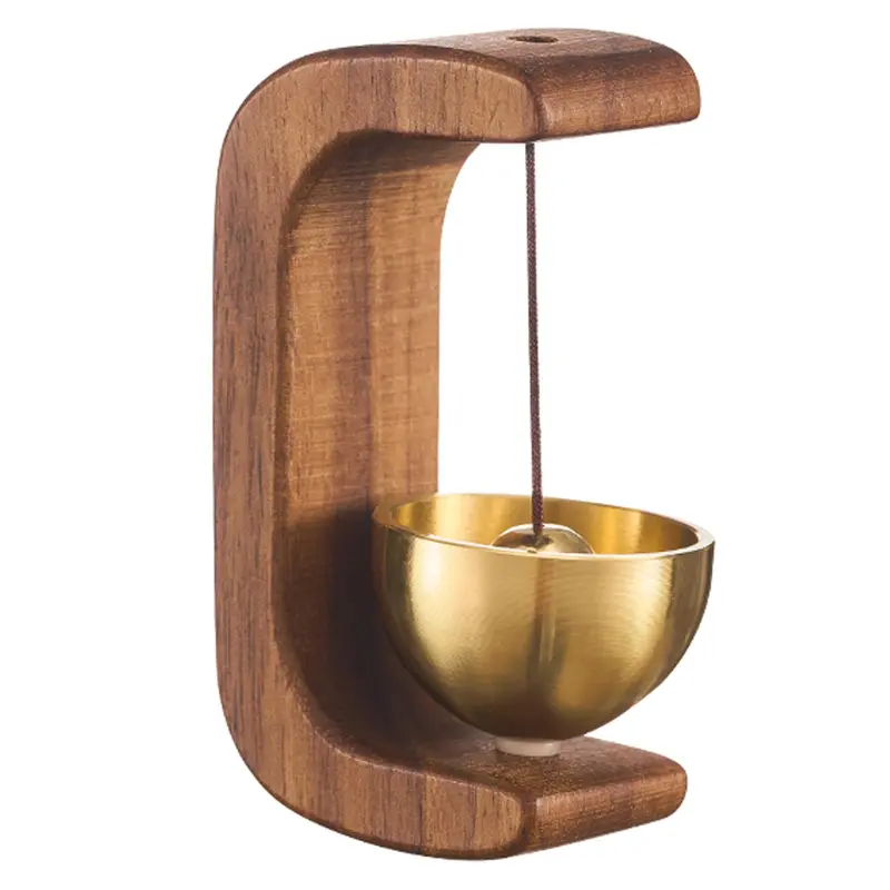 Solid Wood Wind Chime, 1 Count Magnetic Hangable Entry Door Bell, Vintage Door Bell