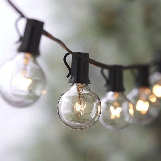 Globe Outdoor String Lights – Weatherproof Decorative Lighting-Solar Wind LED Chime