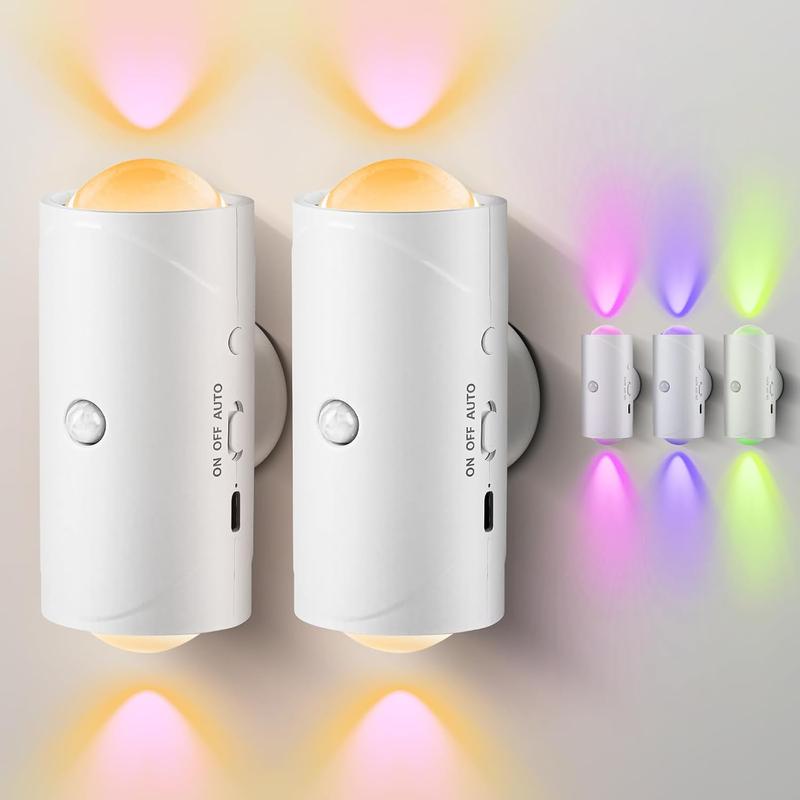 Smart LED Night Motion Sensor RGB Gradient Dimmable Wall Light