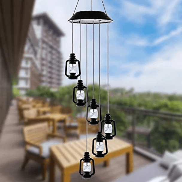 Lanterns Solar Wind Chime – Waterproof Outdoor Decorative Lights-Solar Wind LED Chime