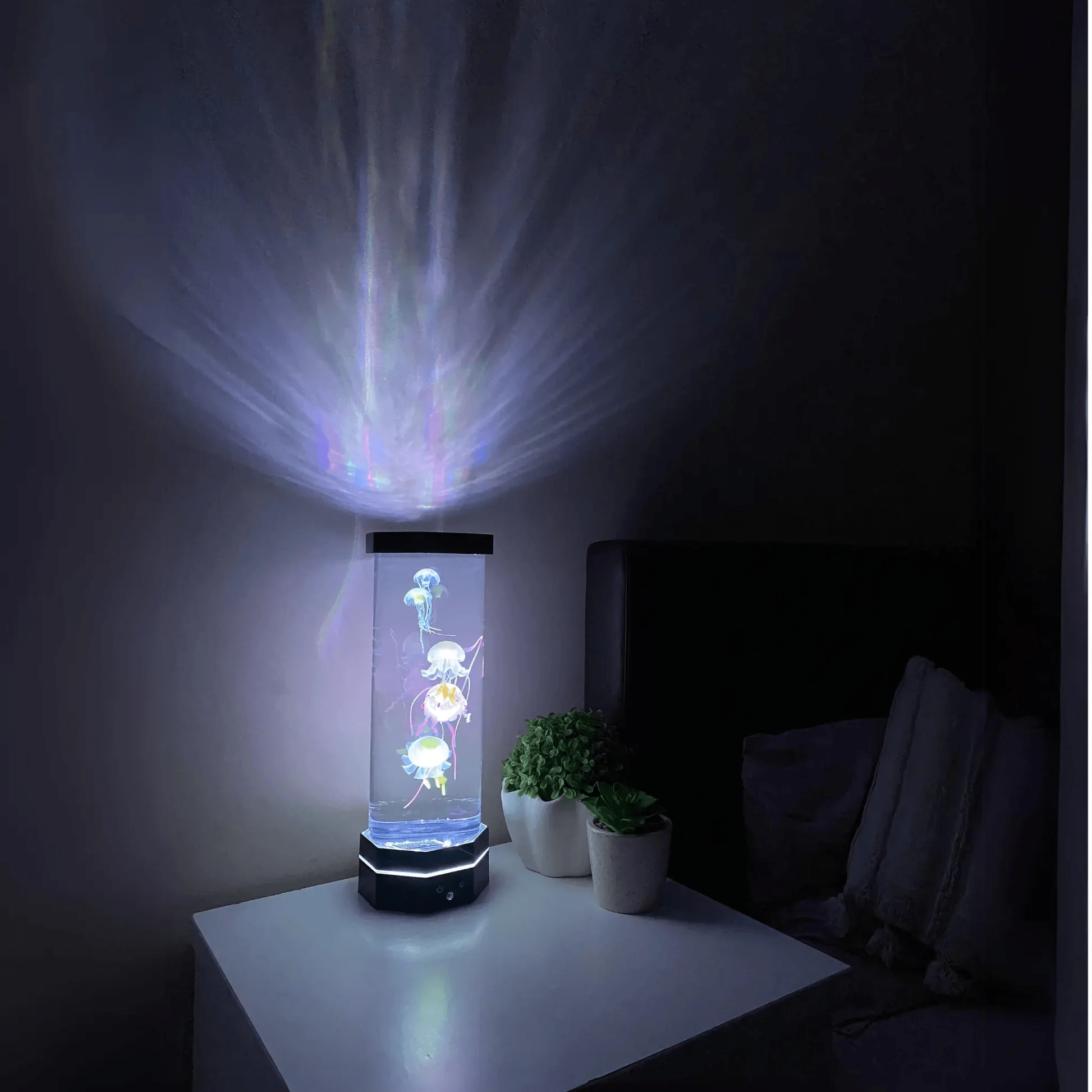 Color Changing Jellyfish Light – Soothing LED Aquarium Lamp-Solar Wind LED Chime