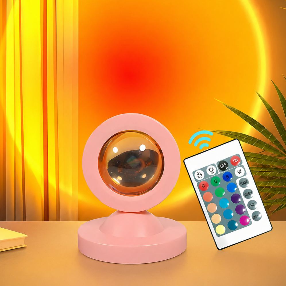 USB Powered Sunset Projection Lamp For Bedroom