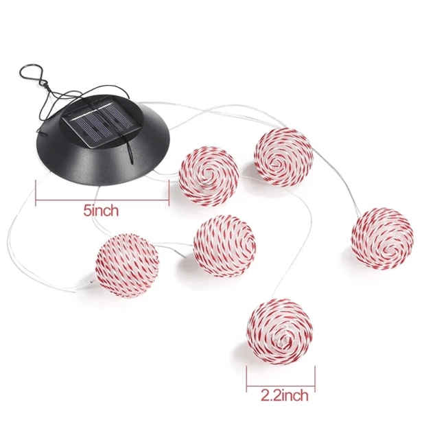 Hanging Lantern Wind Chimes - Spiral Spinner Decorative-Solar Wind LED Chime