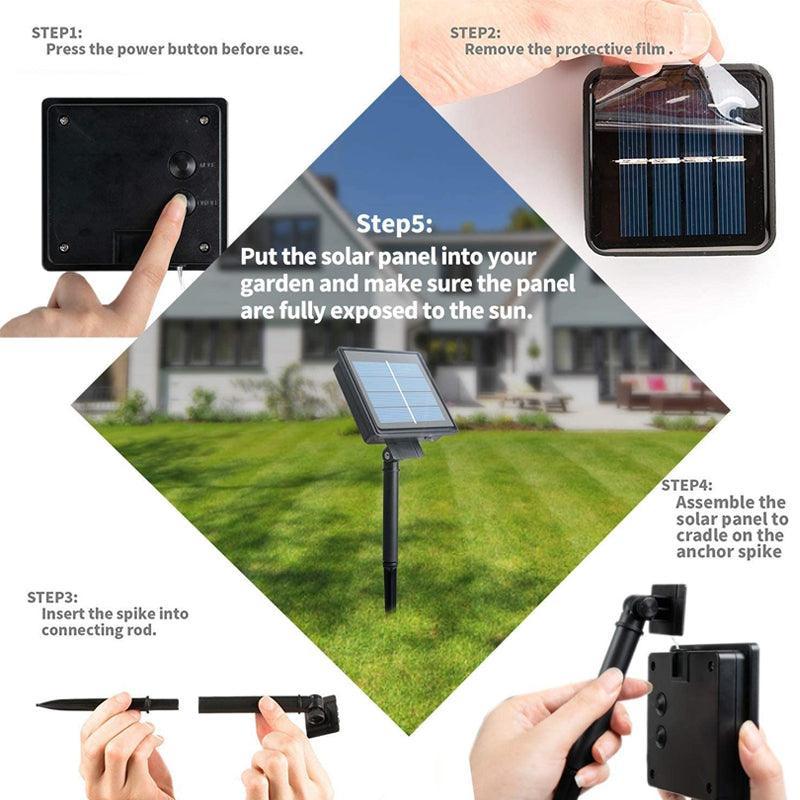 Outdoor Solar String Lights – Waterproof Solar Garden Lights-Solar Wind LED Chime