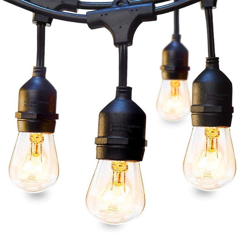 Vintage Bulb String Lights - Indoor And Outdoor Décor-Solar Wind LED Chime