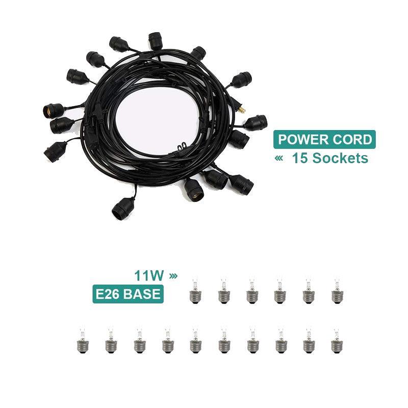 Vintage Bulb String Lights - Indoor And Outdoor Décor-Solar Wind LED Chime