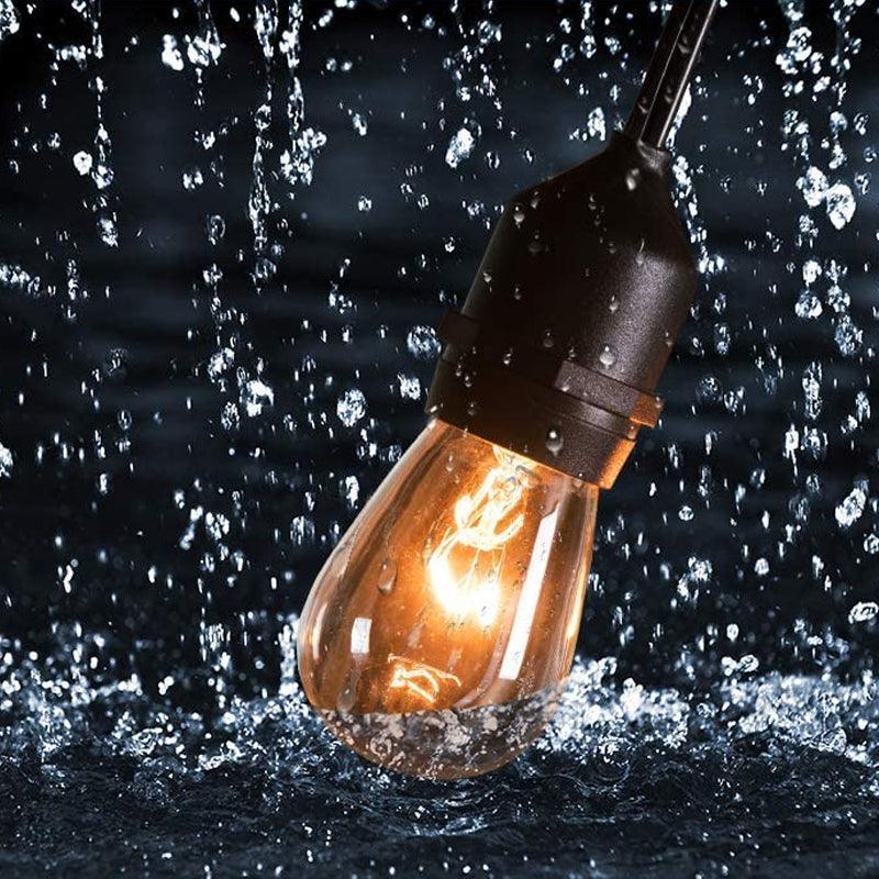 Vintage Bulb String Lights - Indoor And Outdoor Décor-Solar Wind LED Chime