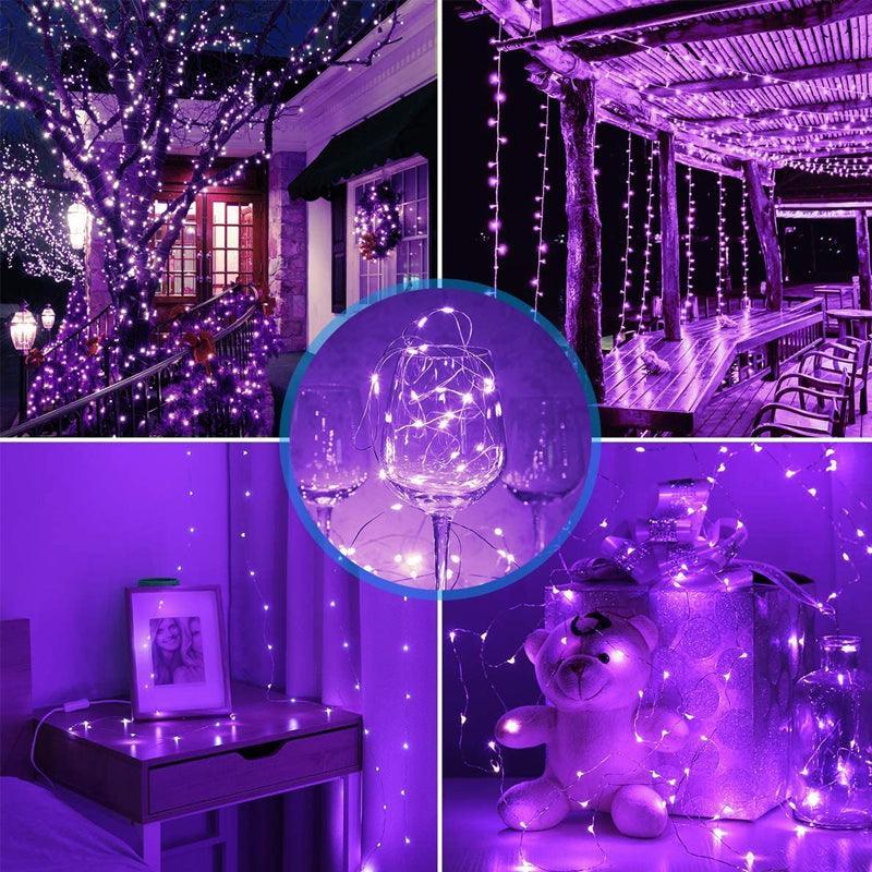 Mini Solar String Lights – Waterproof LED Outdoor Decoration-Solar Wind LED Chime