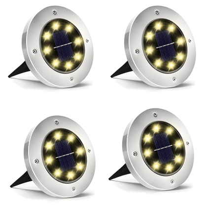 Waterproof Solar Pathway Lights for Gardens and Walkways Set