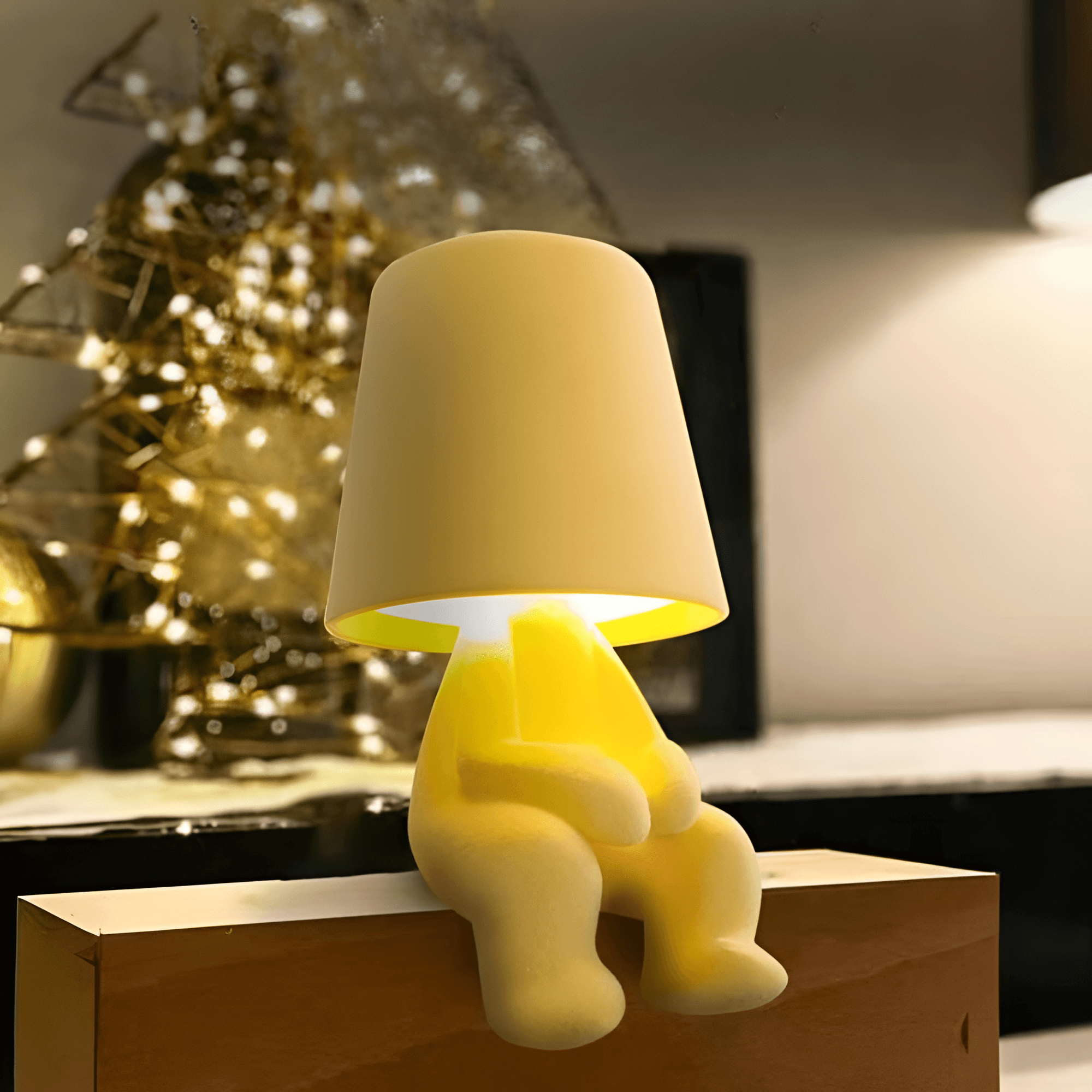 Rechargeable LED Table Lamp - USB Charging and Touch Control-Solar Wind LED Chime