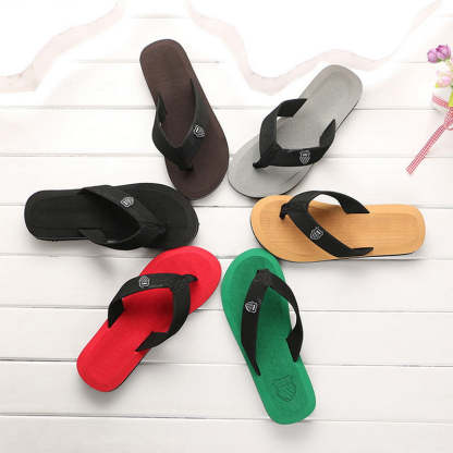 Casual Style Men Flat Flip Flops