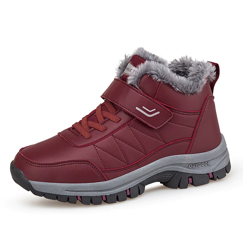 Unisex Leather Warm Hiking Shoes-Soco Sands