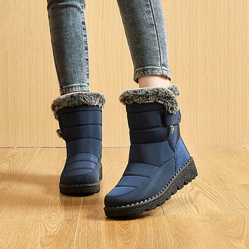 Waterproof Fur Snow Boots for Men-Soco Sands