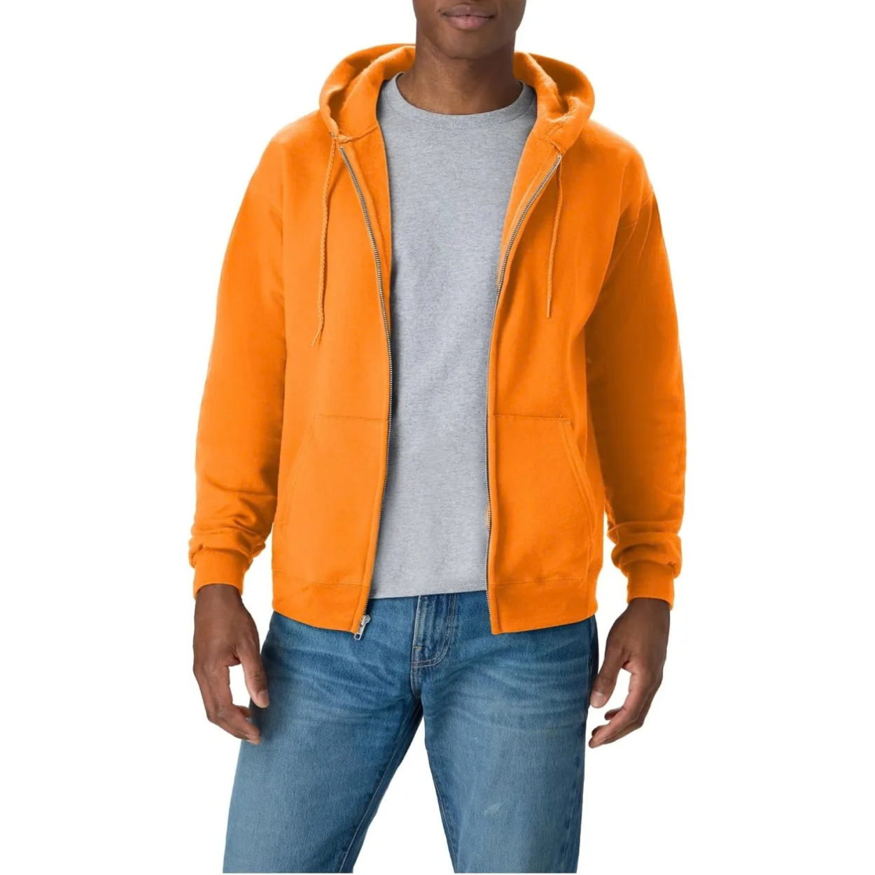 Casual Full Zip Hoodie For Everyday Wear For Men