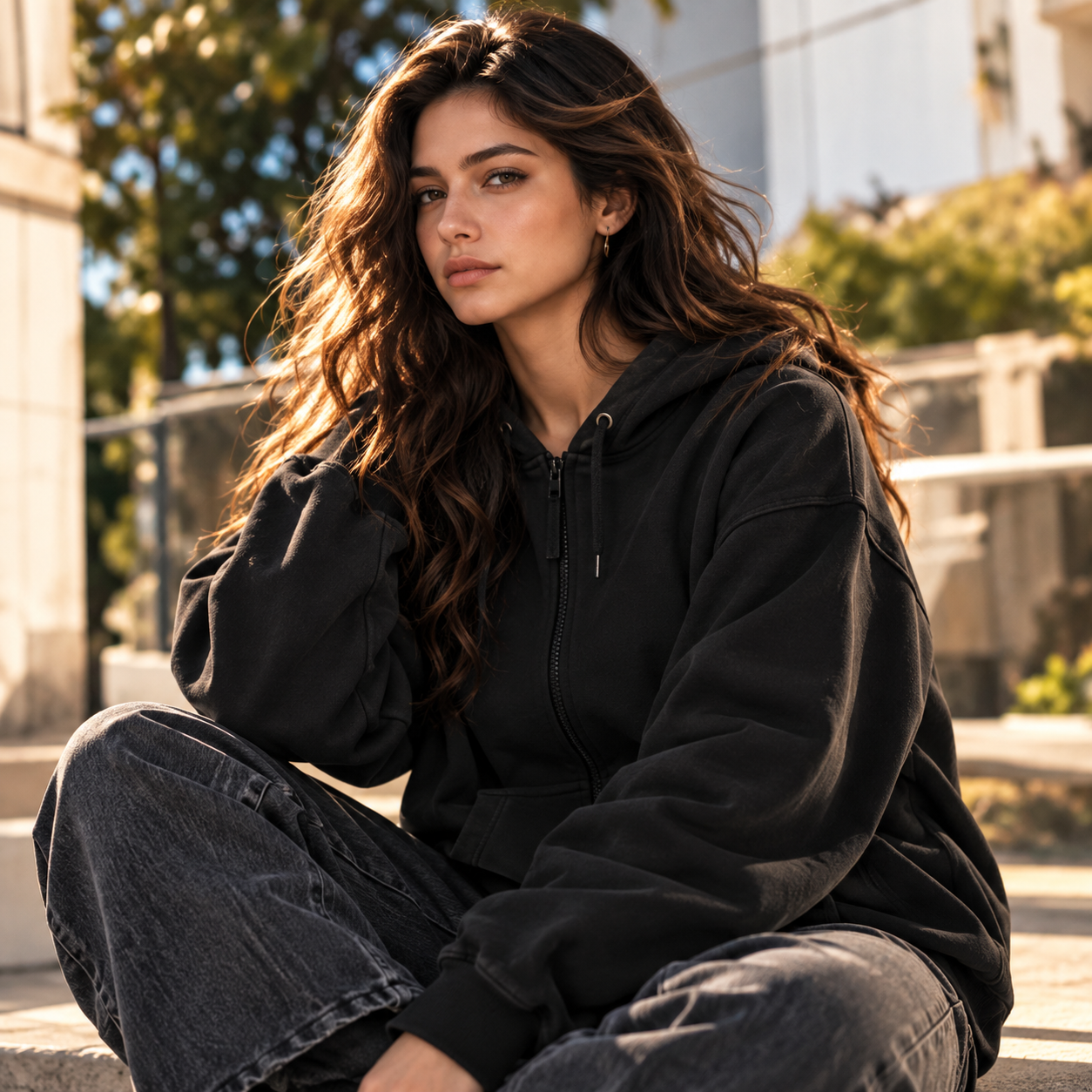 Casual Days hoodie look