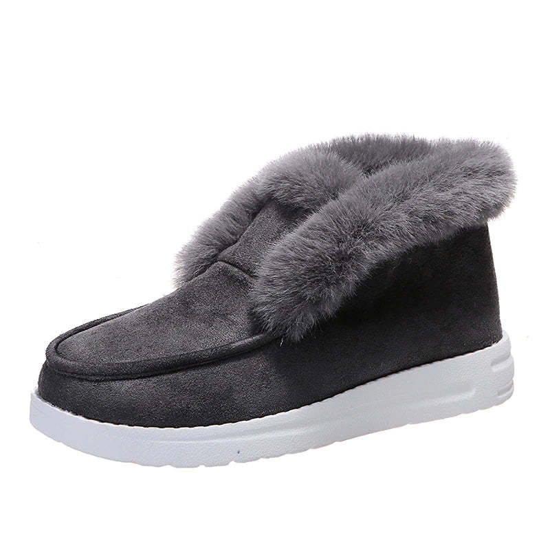 Winter Warm Ankle Plush Fur Boots-Soco Sands