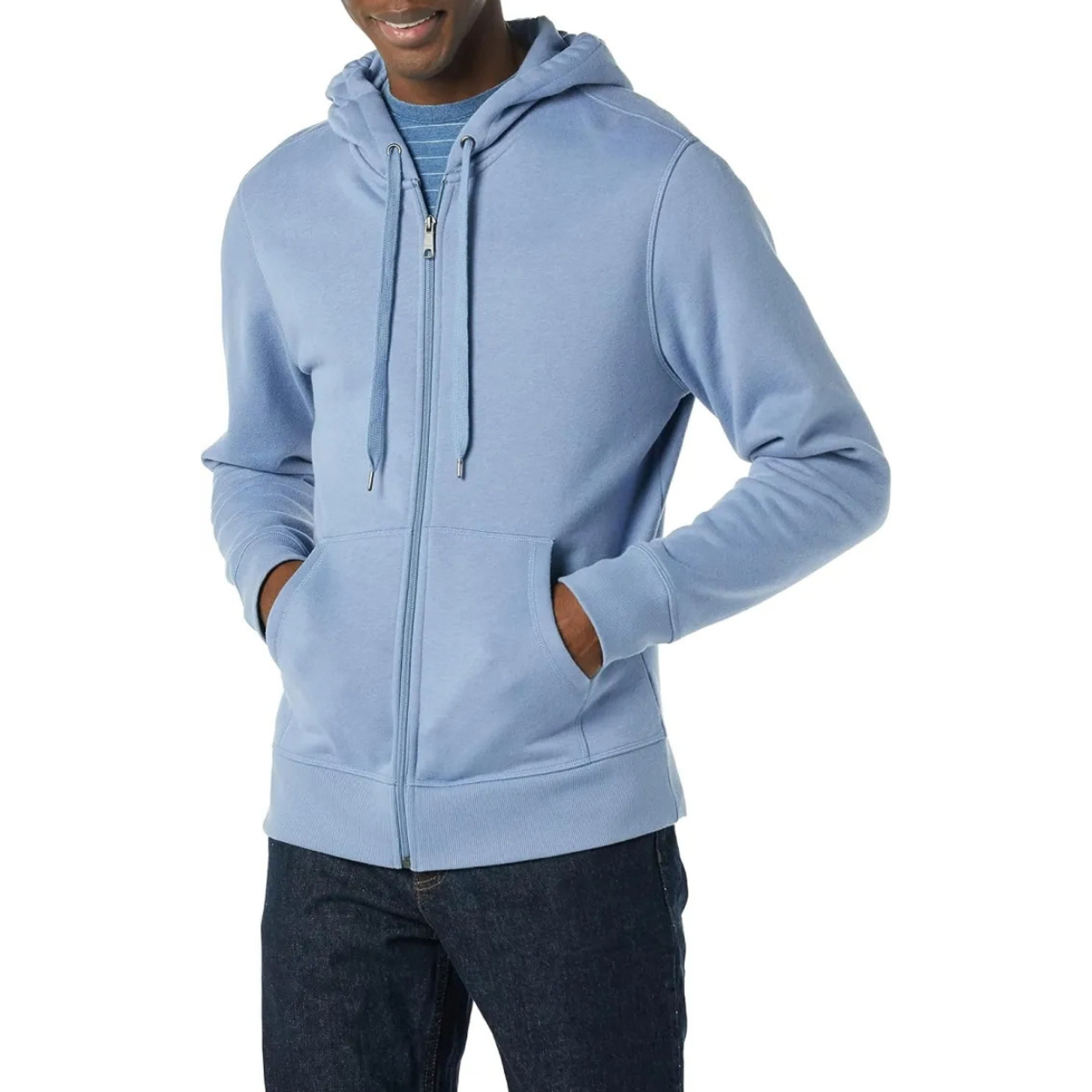 Casual Zip Up Hoodie For Everyday Wear For Men