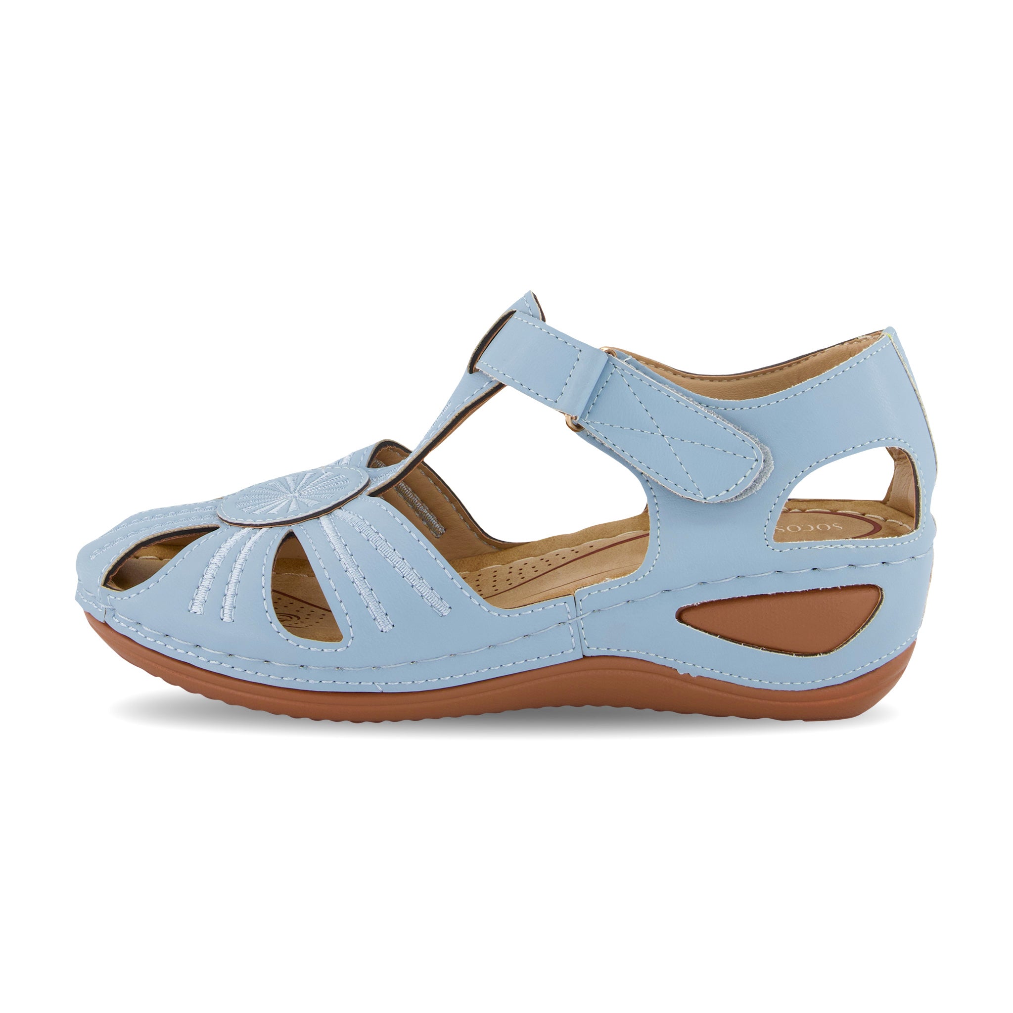 Casual Comfort Wedge Sandals-Soco Sands