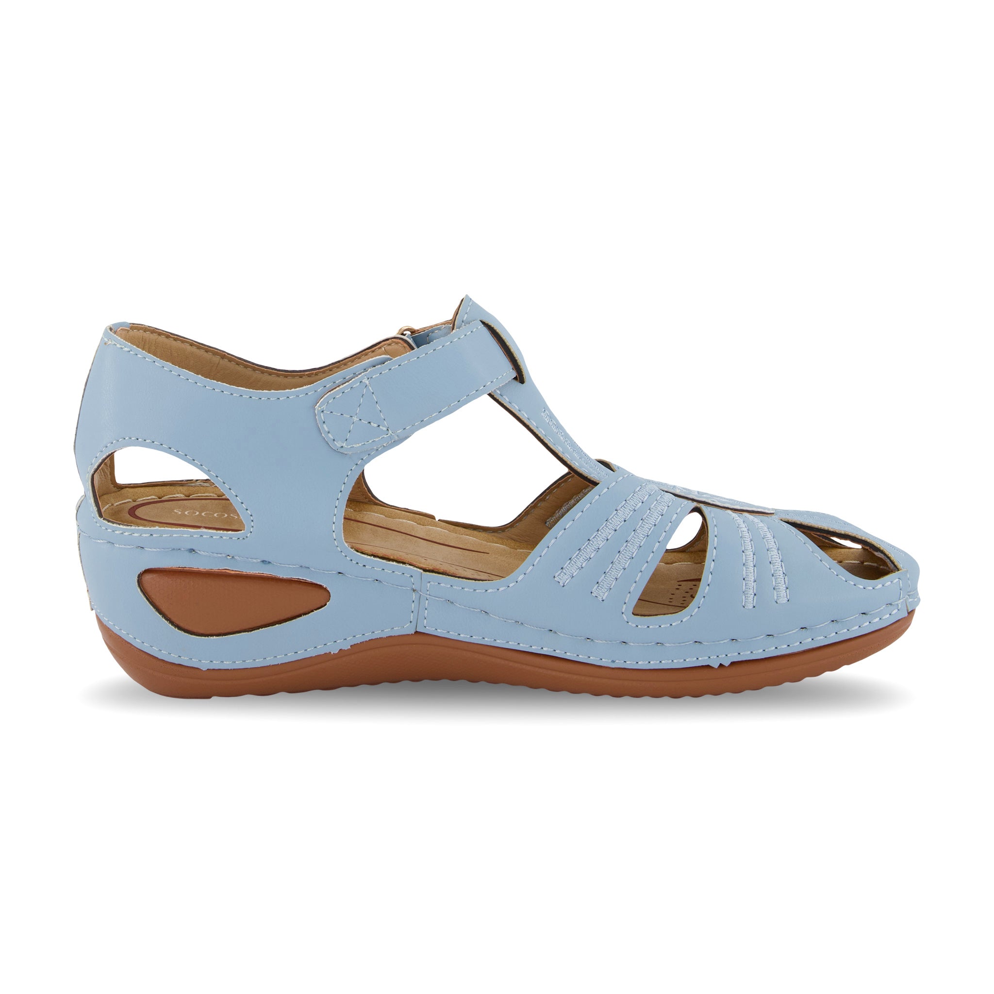 Casual Comfort Wedge Sandals-Soco Sands
