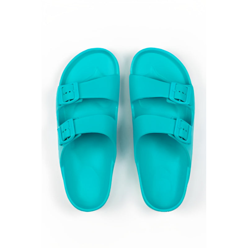 Adjustable Double Strap Buckle Slides-Soco Sands