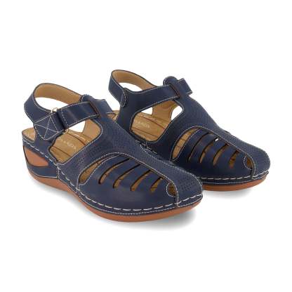 Lightweight Hook Loop Wedges Sandals-Soco Sands