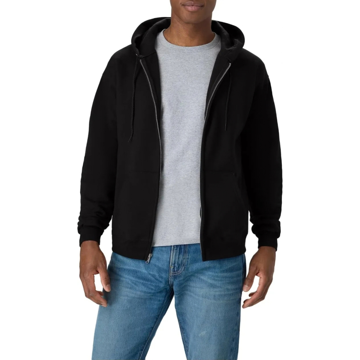 Casual Full Zip Hoodie For Everyday Wear For Men